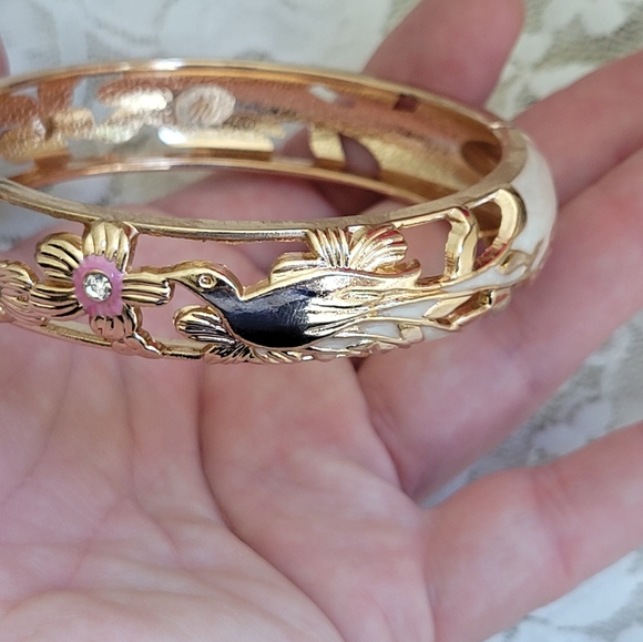 Enamel Clamper Bracelet - Picture 7 of 8